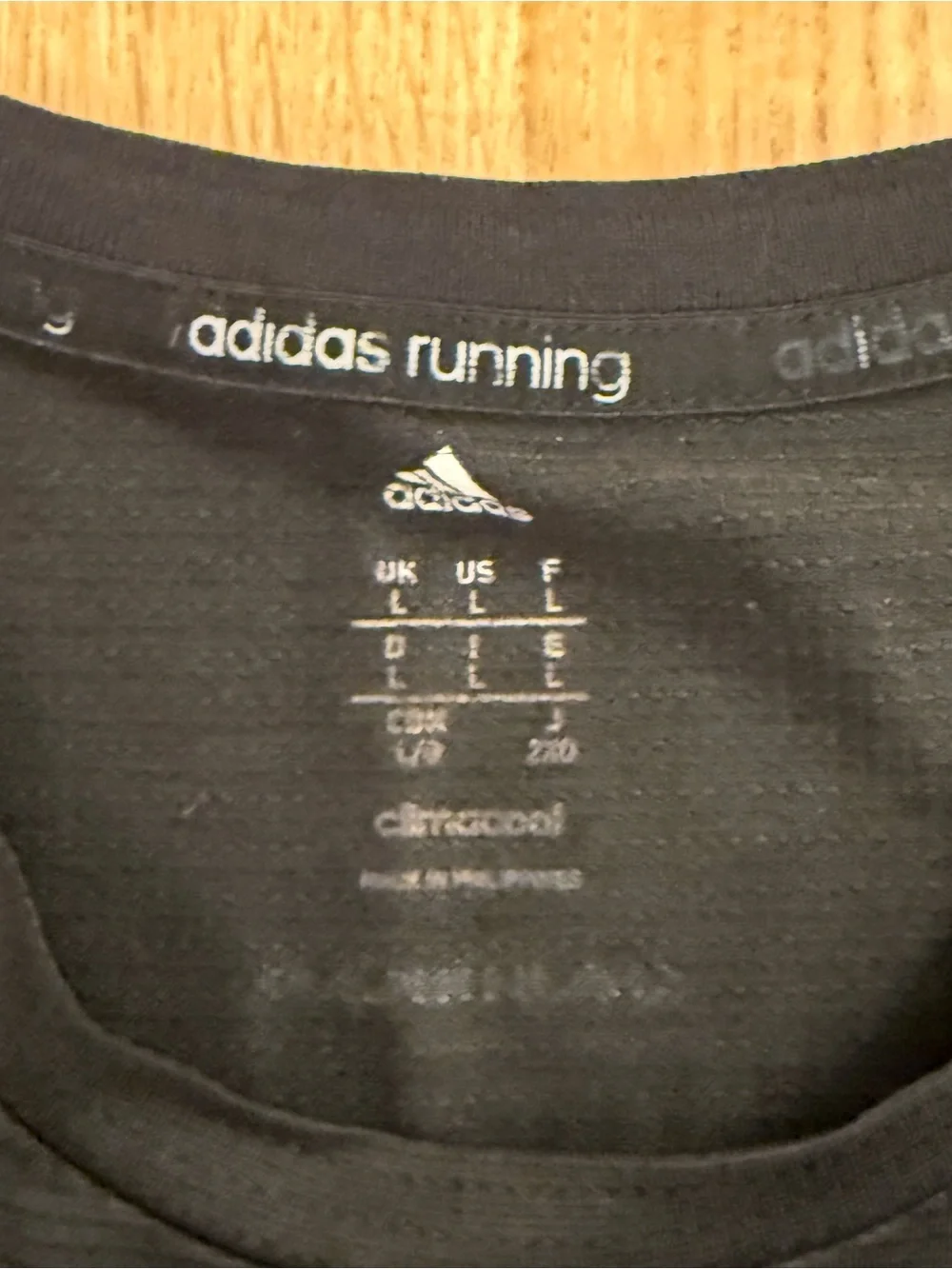 adidas Black Short-Sleeve Athletic Tee